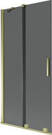 Mexen Velar paravan cadă 2-panouri glisante 95 x 150 cm, grafit, auriu - 896-095-000-41-50