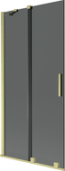 Mexen Velar paravan cadă cu două uși glisante 95 x 150 cm, grafit, auriu periat - 896-095-000-41-55