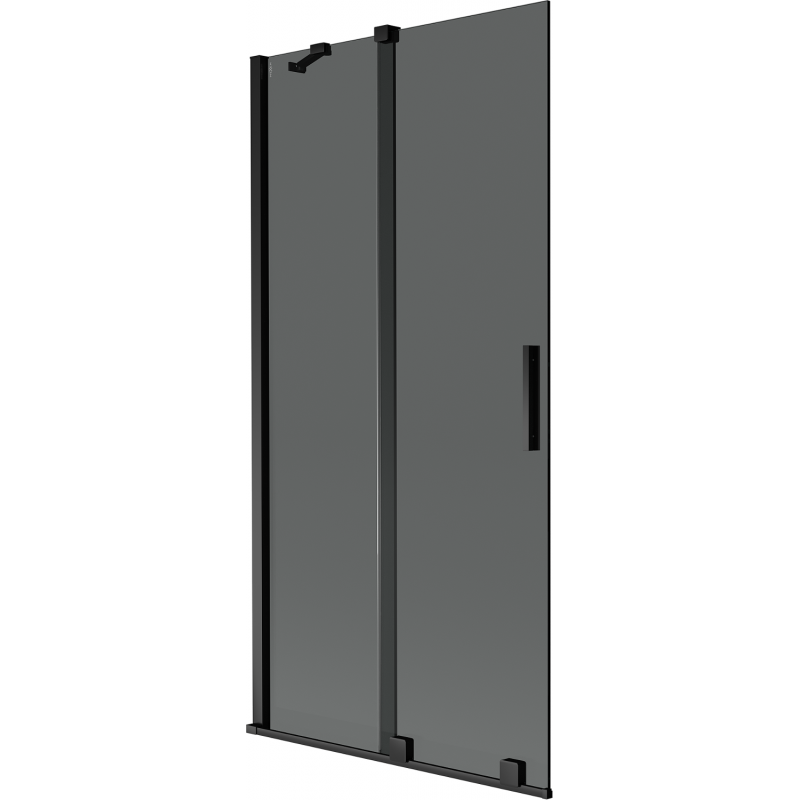 Mexen Velar paravan pentru cadă, cu 2 uși glisante 95 x 150 cm, grafit, negru - 896-095-000-41-70