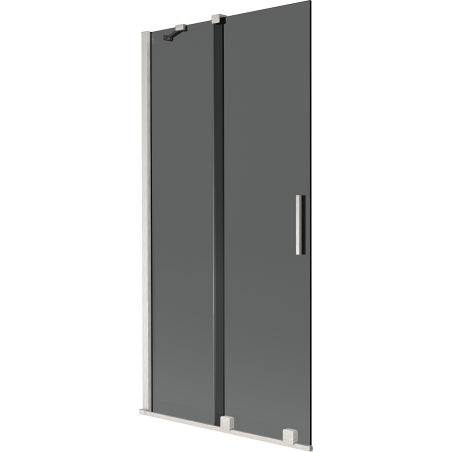 Mexen Velar paravan de duș cu 2 uși glisante 95 x 150 cm, grafit, nichel periat - 896-095-000-41-97