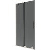 Mexen Velar paravan baie cu 2 canaturi glisante 95 x 150 cm, grafit, nichel periat - 896-095-000-41-97