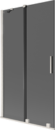 Mexen Velar 2-szárnyas tolózuhanyfal 100 x 150 cm, grafit, szálcsiszolt nikkel - 896-100-000-41-97