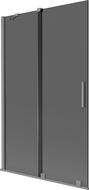 Mexen Velar paravan de cadă cu 2 uși glisante 110 x 150 cm, grafit, gun metal - 896-110-000-41-95