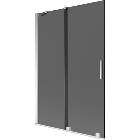 Mexen Velar paravan de cadă cu 2 uși glisante 120 x 150 cm, grafit, crom - 896-120-000-41-01