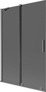 Mexen Velar paravan cadă, 2 canaturi culisante, 120 x 150 cm, grafit, gun metal - 896-120-000-41-95