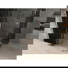 Mexen Omega tolóajtós zuhanykabin 110 x 100 cm, Sötétszürke, Króm - 825-110-100-01-40