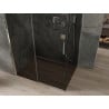 Mexen Omega cabină de duș extensibilă 120 x 80 cm, Grafit, Crom - 825-120-080-01-40