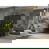 Mexen Omega tolóajtós zuhanykabin 130 x 70 cm, Sötétszürke, Króm - 825-130-070-01-40