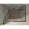 Mexen Omega 130 x 100 cm-es tolóajtós zuhanykabin, grafit, króm - 825-130-100-01-40