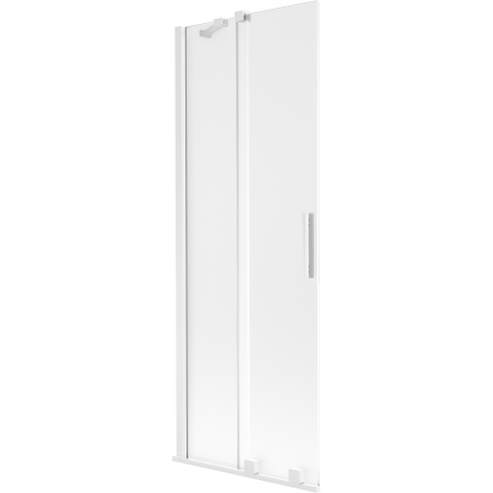 Mexen Velar 2-szárnyú tolható kádparaván 70 x 150 cm, matt, fehér - 896-070-000-31-20
