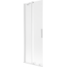 Paravan de cadă Mexen Velar cu 2 canaturi glisante 70 x 150 cm, mat, alb - 896-070-000-31-20