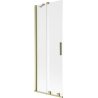 Mexen Velar paravan cadă, 2 aripi, glisant, 70 x 150 cm, satin gold periat - 896-070-000-31-55