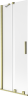 Mexen Velar 2 szárnyú toló fürdőszobai paraván 70 x 150 cm, zúzmara, arany kefélt - 896-070-000-31-55