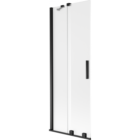 Paravan de duș Mexen Velar cu 2 uși glisante 70 x 150 cm, mat, negru - 896-070-000-31-70