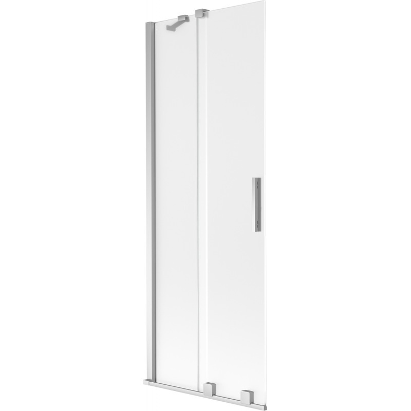 Mexen Velar paravan pentru cadă cu 2 uși glisante 75 x 150 cm, satin, crom - 896-075-000-31-01