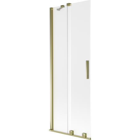 Mexen Velar paravan de baie cu 2 uși glisante 75 x 150 cm, mat, auriu - 896-075-000-31-50