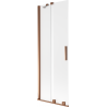 Mexen Velar paravan de cadă 2-canate extensibil 75 x 150 cm, mat, aur roz - 896-075-000-31-60
