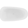 Mexen Giada cadă de sine stătătoare 170 x 90 cm, alb lucios, preaplin alb - 52741709000-20