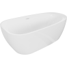 Mexen Giada cadă de sine stătătoare 170 x 90 cm, alb lucios, preaplin alb - 52741709000-20