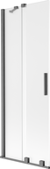 Mexen Velar paravan de baie cu 2 uși glisante 75 x 150 cm, mat, gri pistol șlefuit - 896-075-000-31-66