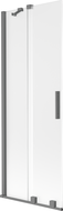 Mexen Velar paravan cadă cu 2 canaturi glisante 75 x 150 cm, sablat, gun metal - 896-075-000-31-95