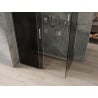 Mexen Omega cabină de duș glisantă 150 x 80 cm, grafit, crom - 825-150-080-01-40