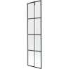 Paravan cadă Mexen Next 1-pliabil 50 x 150 cm, model negru, gri gun periat - 895-050-000-00-77-66