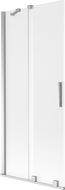 Paravan cadă glisant Mexen Velar, 2 uși, 85 x 150 cm, înghețat, crom - 896-085-000-31-01