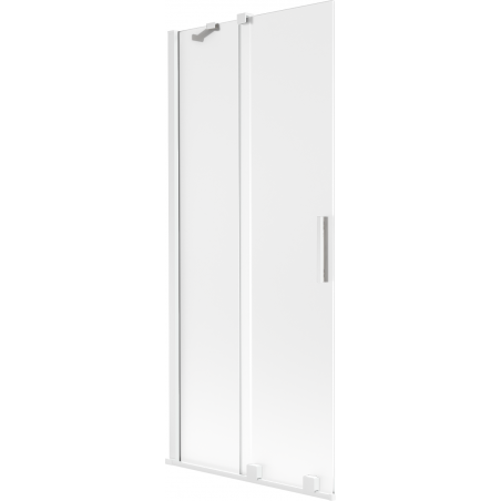 Mexen Velar 2-szárnyú tolóajtós kádparaván 85 x 150 cm, matt, fehér - 896-085-000-31-20