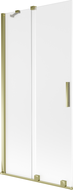 Mexen Velar 2-szárnyú toló zuhanyfal 90 x 150 cm, matt, arany - 896-090-000-31-50