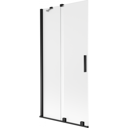 Mexen Velar paravan pentru cadă, glisant cu 2 panouri 90 x 150 cm, mat, negru - 896-090-000-31-70