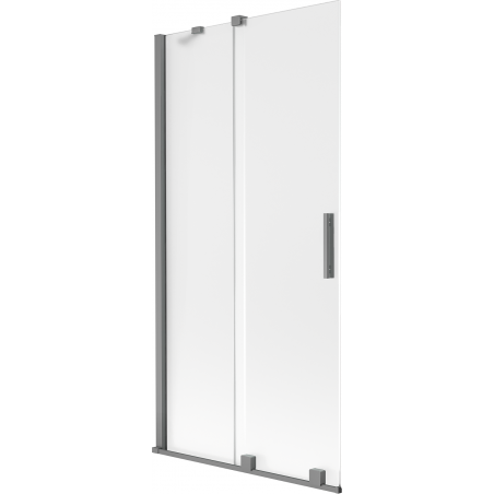 Mexen Velar paravan de cadă cu 2 canaturi glisante 95 x 150 cm, înghețat, metal pistol - 896-095-000-31-95