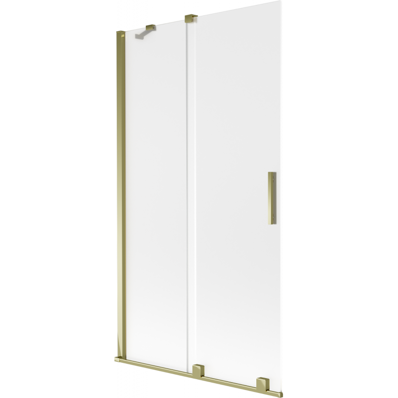 Mexen Velar 2-szárnyas toló zuhanyfal 100 x 150 cm, matt, arany - 896-100-000-31-50