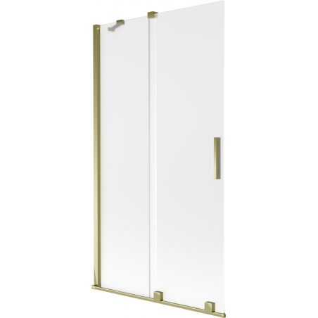 Mexen Velar 2-szárnyas toló zuhanyfal 100 x 150 cm, matt, arany - 896-100-000-31-50
