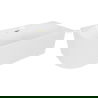 Mexen Gia cadă de baie freestanding colțar dreapta 170 x 80 cm, alb lucios, preaplin auriu - 52701708000P-50