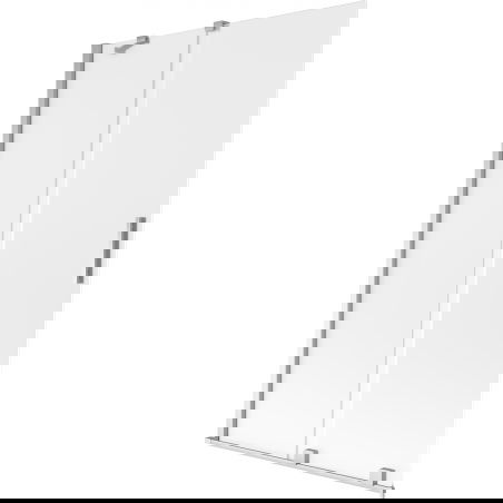 Mexen Velar paravan cadă cu 2 uși culisante 110 x 150 cm, mat, crom - 896-110-000-31-01