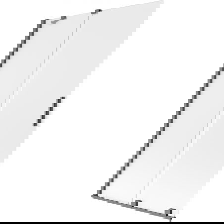 Mexen Velar paravan de duș culisant pe 2 canaturi 110 x 150 cm, înghețat, gri armă periat - 896-110-000-31-66