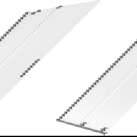 Mexen Velar paravan de cadă cu 2 uși glisante 110 x 150 cm, înghețat, gun metal - 896-110-000-31-95