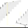 Mexen Velar paravan de duș cu 2 uși glisante 120 x 150 cm, înghețat, auriu - 896-120-000-31-50