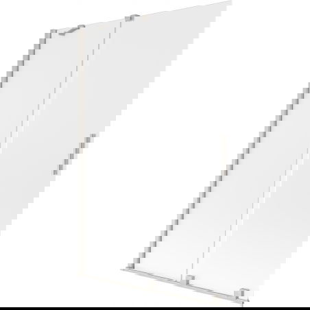 Mexen Velar paravan de cadă cu 2 uși glisante 120 x 150 cm, mat, nichel periat - 896-120-000-31-97