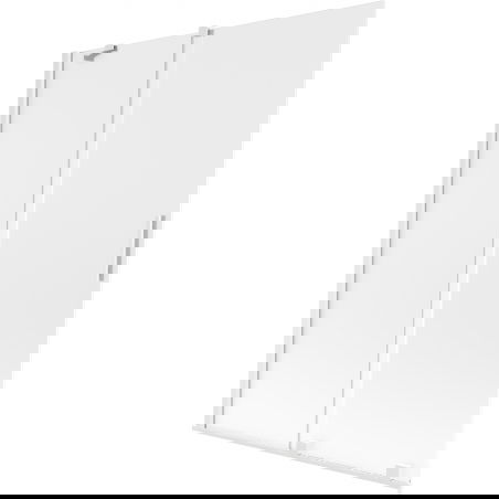 Mexen Velar paravan de cadă 2-canate glisant 130 x 150 cm, înghețat, alb - 896-130-000-31-20