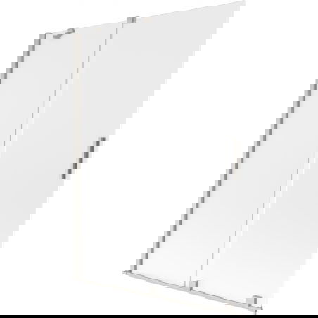 Mexen Velar paravan de duș cu 2 aripi glisante 130 x 150 cm, mat, nichel periat - 896-130-000-31-97