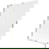 Mexen Velar paravan baie cu 2 canaturi glisante 130 x 150 cm, mat, nichel periat - 896-130-000-31-97