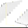Mexen Velar paravan de cadă cu 2 uși glisante 140 x 150 cm, înghețat, auriu - 896-140-000-31-50