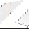 Mexen Velar paravan cadă cu 2 uși glisante 140 x 150 cm, înghețat, aur roz - 896-140-000-31-60