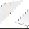Mexen Velar paravan cadă 2 uși glisante 140 x 150 cm, înghețat, cupru periat - 896-140-000-31-65