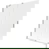 Mexen Velar paravan cadă cu 2 uși glisante 140 x 150 cm, înghețat, nichel periat - 896-140-000-31-97