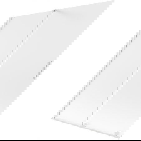 Mexen Velar kétszárnyas, toló, 150 x 150 cm, szatén, fehér - 896-150-000-31-20