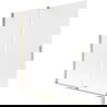 Mexen Velar paravan cadă extensibil cu 2 aripi 150 x 150 cm, mat, auriu - 896-150-000-31-50