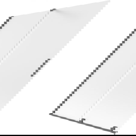 Mexen Velar 2-szárnyú toló kádparaván 150 x 150 cm, deres, gun gray kefe - 896-150-000-31-66